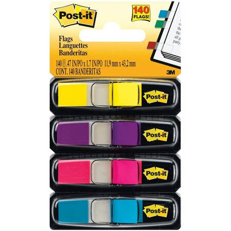 POST-IT Flags Post-It Asst 1/2 X1.7In 683-4AB